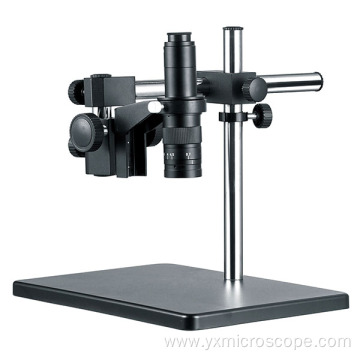 video microscope zoom lens with boom stand arm